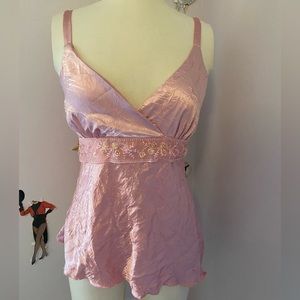 Vintage Y2K assymetrical top Sz S